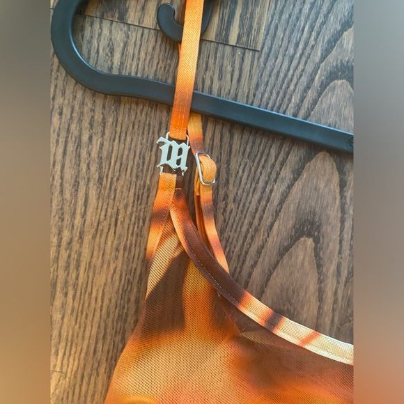 MISBHV ORANGE The ‘Metamorphosis 1993’ collection mesh slip dress size S - Picture 4 of 8